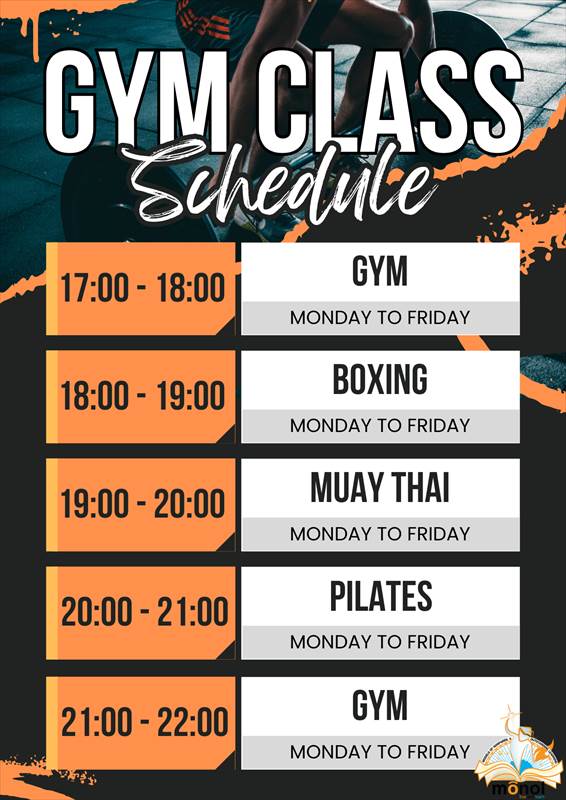 monol-GYM SCHEDULE