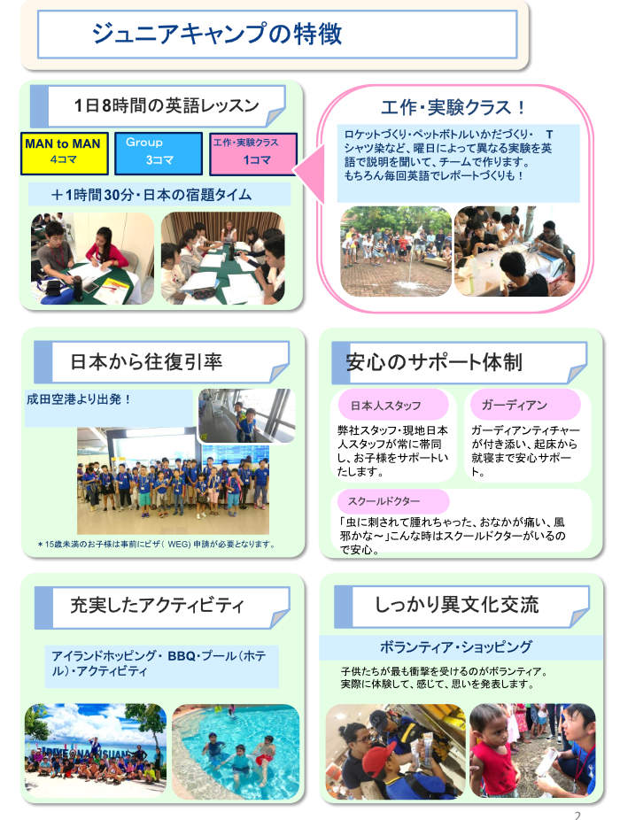 ファーストイングリッシュ2025年 春のジュニアキャンプ