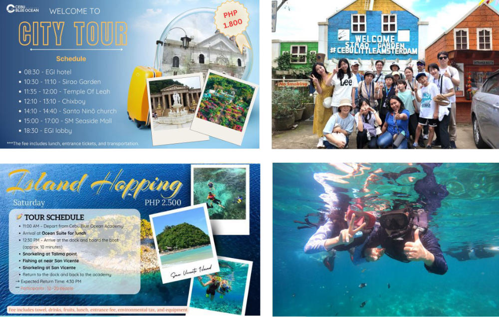 セブブルーオーシャンのファミリーキャンプ